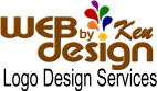 Web Design by Ken logo design services.